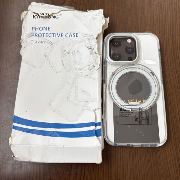 707p0911☆ iPhone 14 Pro 用 ケース クリア MagSafe対応 リングマグネット搭載 アイフォン 14 Pro 用 ケース