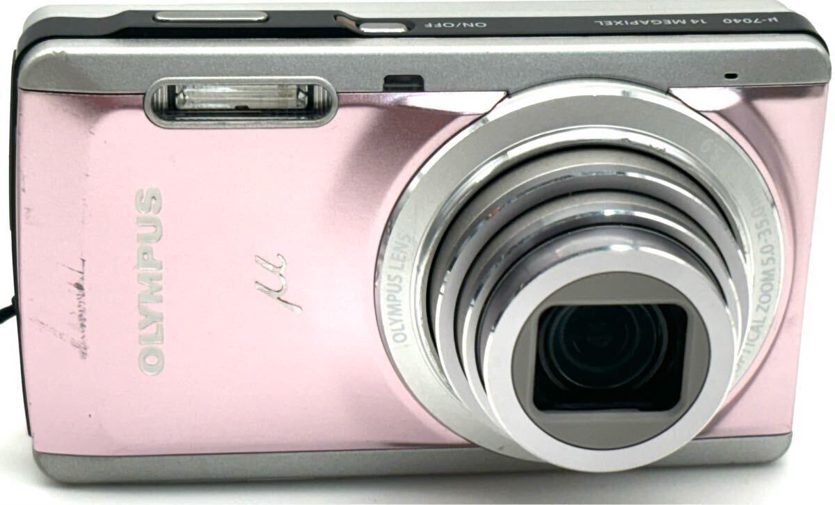 OLYMPUS μ7040 ピンク バッテリー2個付 動作良好 OLYMPUS μ7040 ピンク バッテリー2個付 動作良好 Yahoo