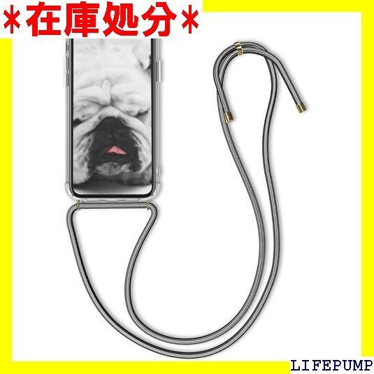 kwmobile スマホショルダー Apple iPh PU カバー ストラップ付き - 肩掛け 首掛け 耐衝撃 18