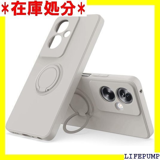 For OPPO A79 5G ケース リング付きGo かわいい スマホ バンカーリング スマホカバー ホワイト 1583