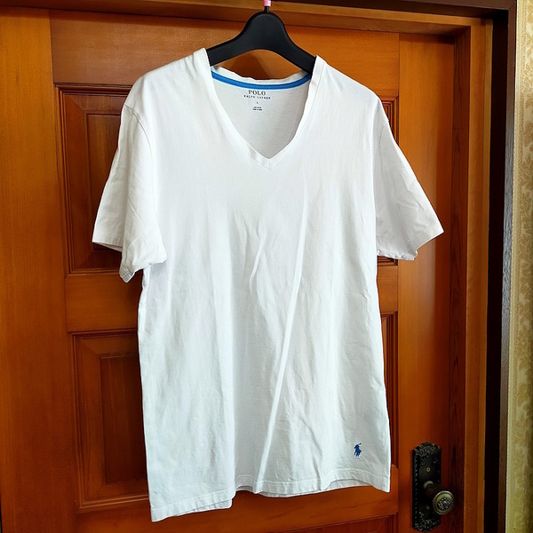 POLO RALPH LAUREN 半袖Tシャツ Lサイズ Vネック メンズ ポロラルフローレン