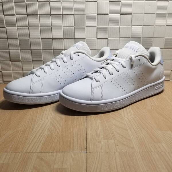 送料無料・新品未使用!!アディダス adidas カジュアルシューズ スニーカー / ADVAN COURT BASE W / 白 ホワイト 25.0cm