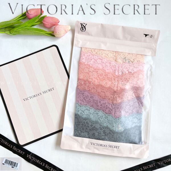 【M/7枚】レースソングパンティ Victoria's Secret ヴィクトリアシークレット 下着 ショーツ インナー Tバック