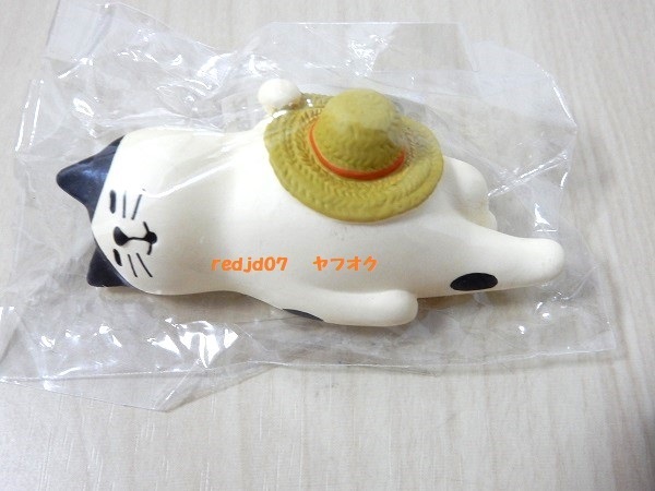 ◎ 【送料無料】 新品 デコレ コンコンブル ハチワレお昼寝 フィギュア ミニチュア まったりマスコット decole concombre ◎