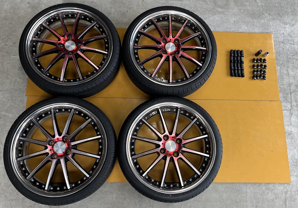 カスタム軽自動車に‼️17インチ5.5J オリジナル塗装品 165/40/17 2025年最新】Yahoo!オークション -165 40 17 ホイール(17インチ
