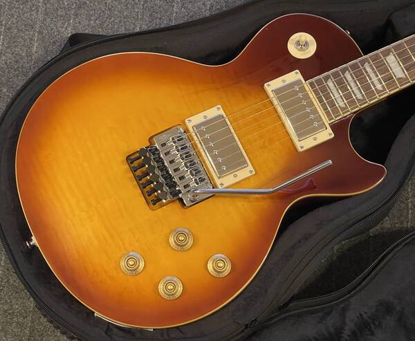 生産終了 美品 Epiphone Alex Lifeson Rush Les Paul Standard Graph Tech Ghost Floyd Rose Piezo ピエゾ搭載 axcess