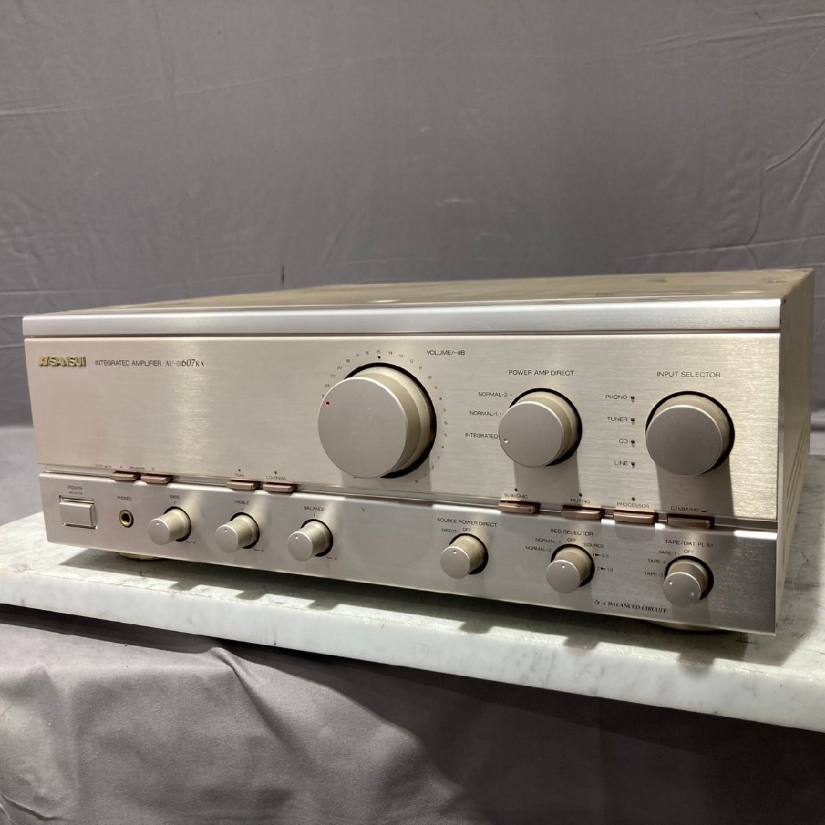 Sansui AU-α607 【動作品 美品】 2025年最新】Yahoo!オークション -sansui au-α607の中古品・新品