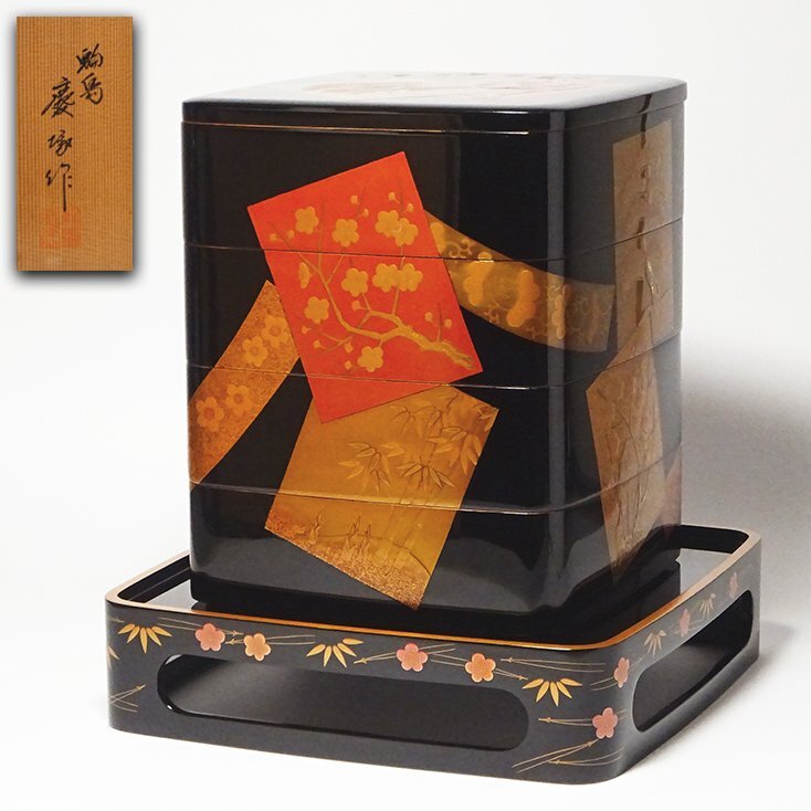 輪島塗 慶塚作 天心盆五客 美品 共箱 茶道 懐石膳 送料込 Yahoo!オークション -「輪島 慶塚」(その他) (漆芸)の落札相場