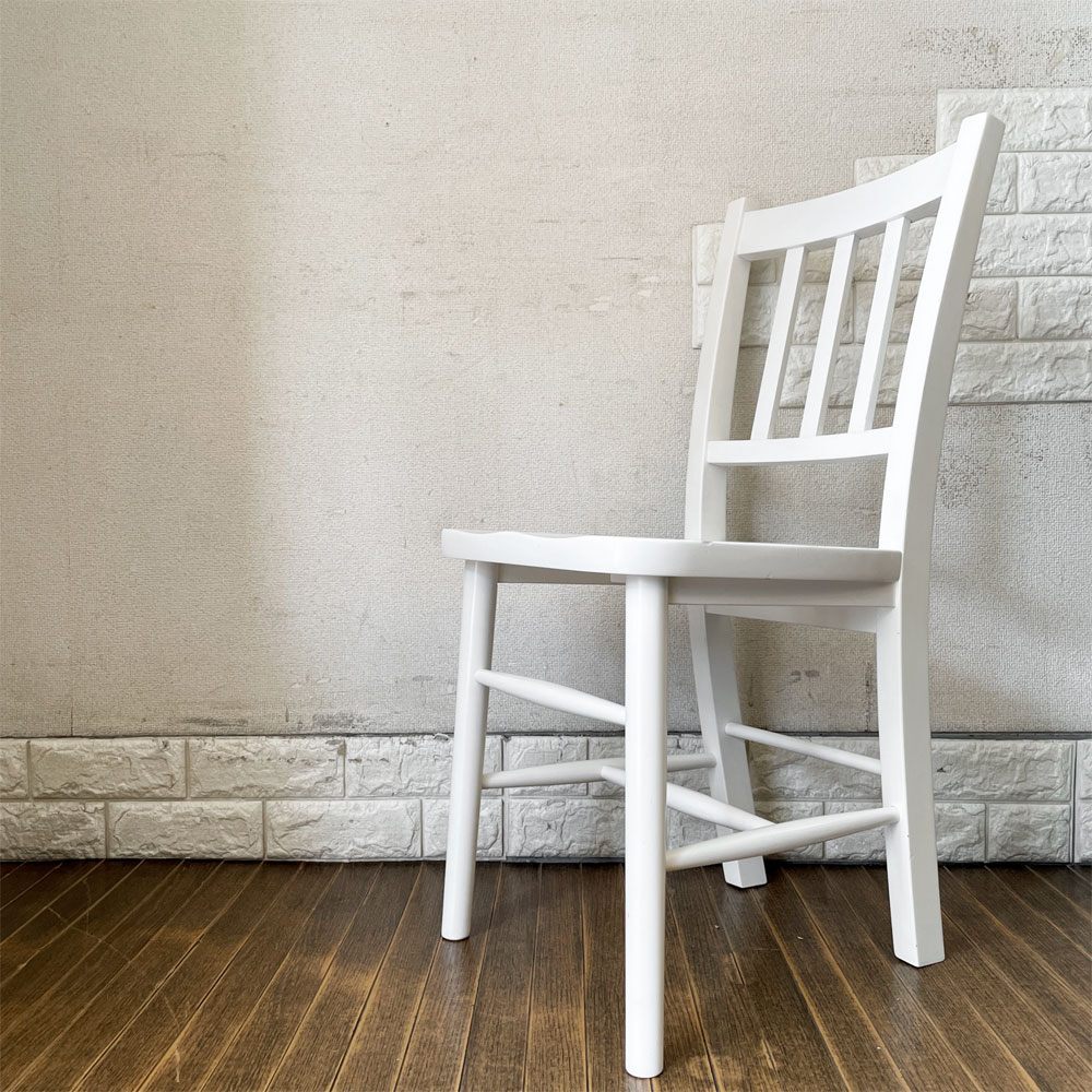 モモナチュラル シエル ダイニングチェア 白家具 ホワイト 天然木 脇木工 モモナチュラル シエル ダイニングチェア 白家具 ホワイト 天然