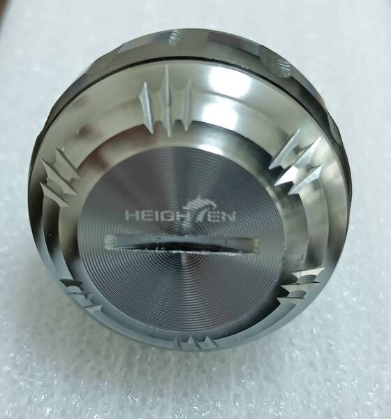 HEIGHTEN 35mm パワーハンドルノブ ガンメタル シマノType A ダイワType S