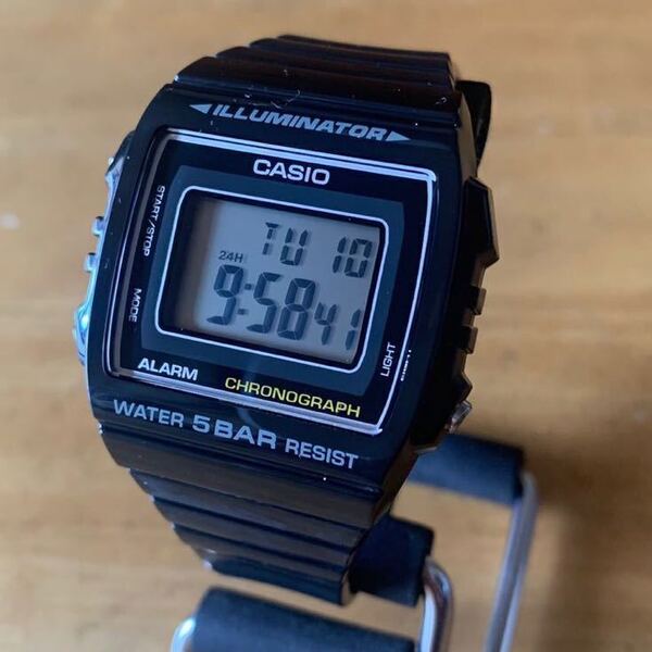【新品・箱なし】カシオ CASIO クオーツ メンズ デジタル 腕時計 W-215H-1A ブラック 液晶