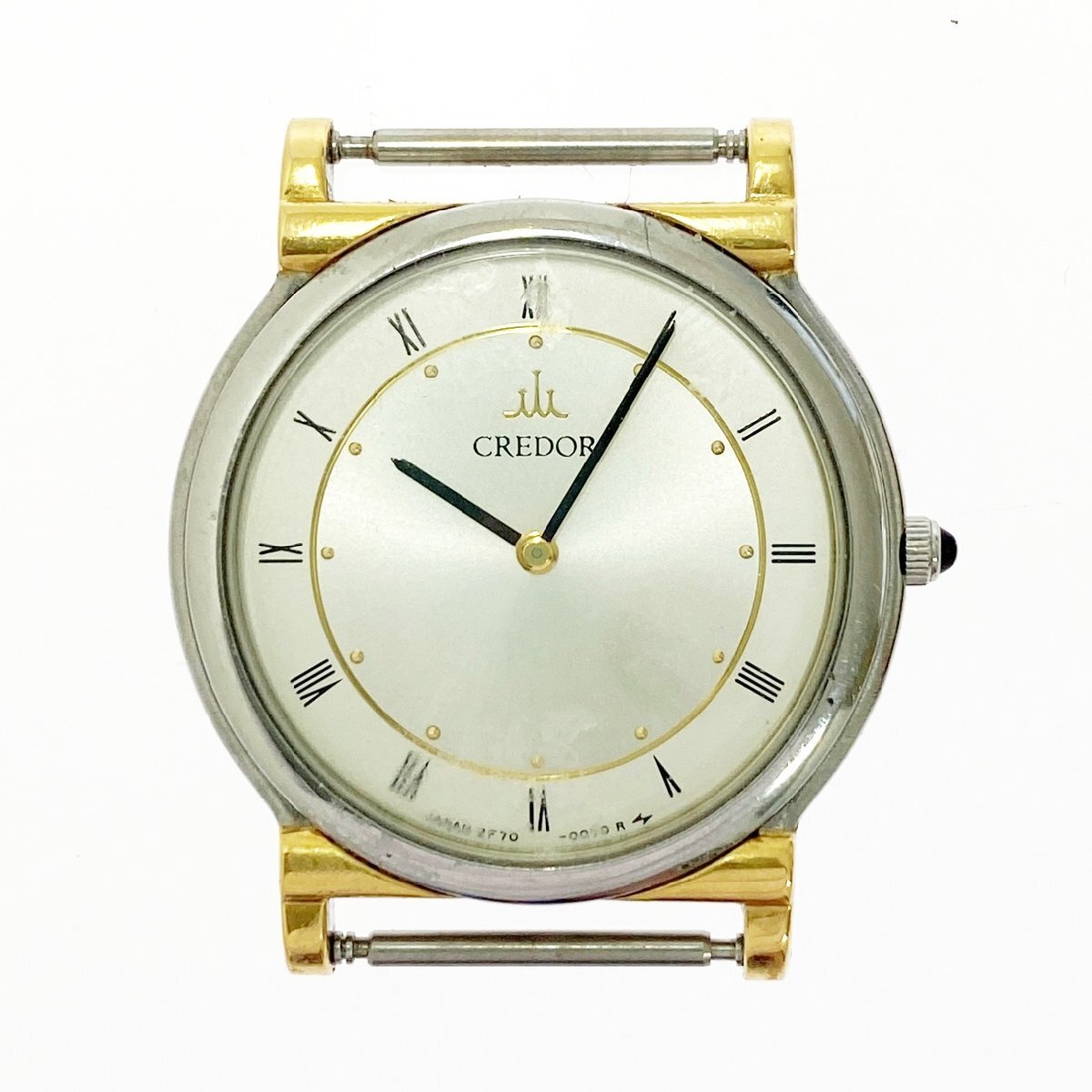 SEIKO クレドール　18k シルバーゴールド レディース時計 CREDOR SEIKO クレドール セイコー 腕時計 18金 K18イエロー