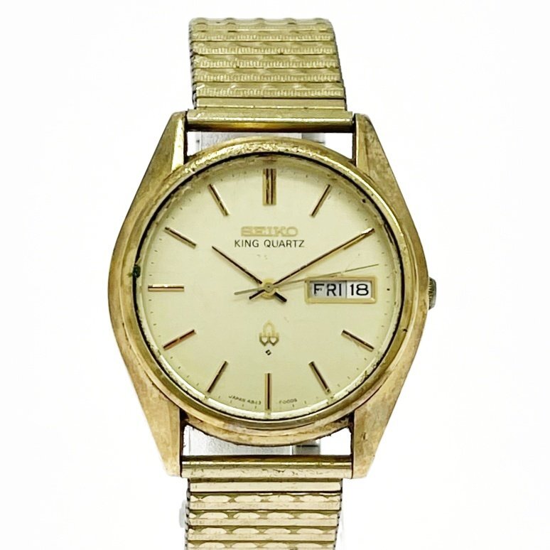 SEIKO KING QUARTZ キングクオーツ ゴールド メンズ腕時計 Yahoo!オークション -「セイコー キングクオーツ」の落札相場