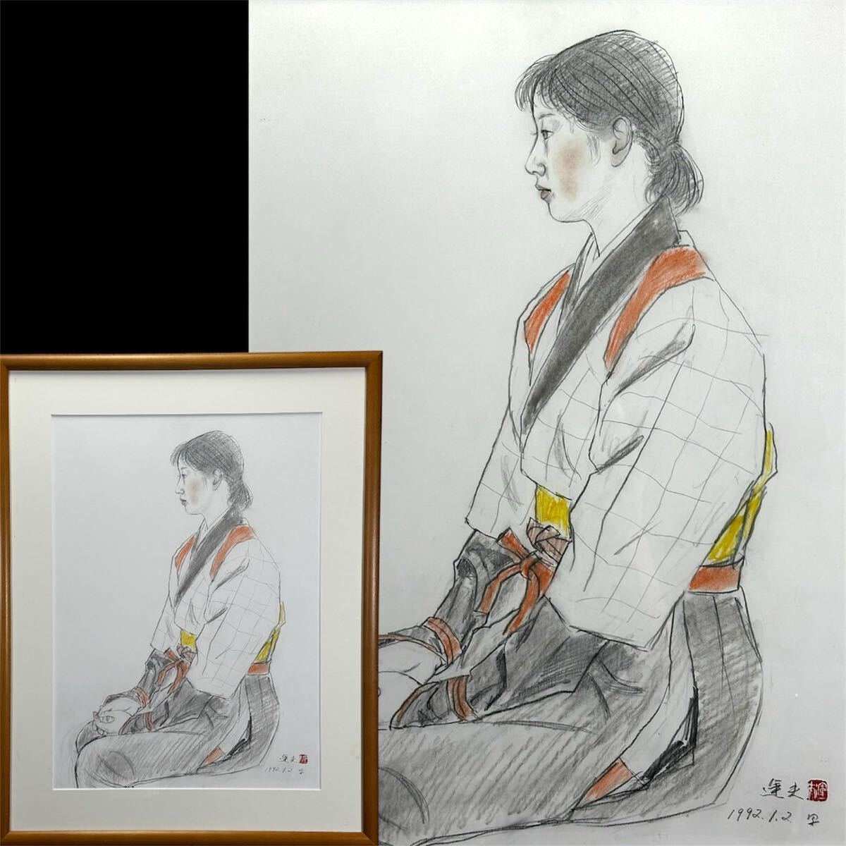 大森運夫 日本画 船の絵 木製フレーム 約40cm x 30cm Yahoo!オークション -「大森運夫」(絵画) (美術品)の落札相場