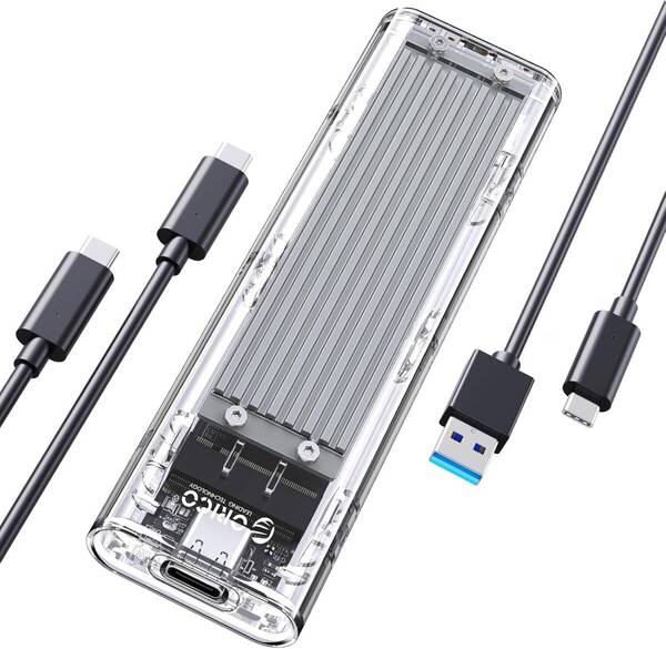 【10Gbps】 ORICO M.2 NVMe SSDケース M-Key / B&M Key(Nvmeのみ) USB3.2 Gen2 10Gbps 外付けケース UASP Trim 対応