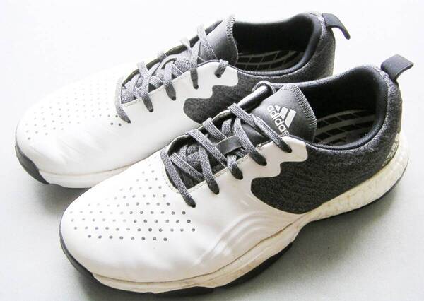 adidas/アディダス、AD POWER、ART B37173、26cm、ホワイト/グレー、中古