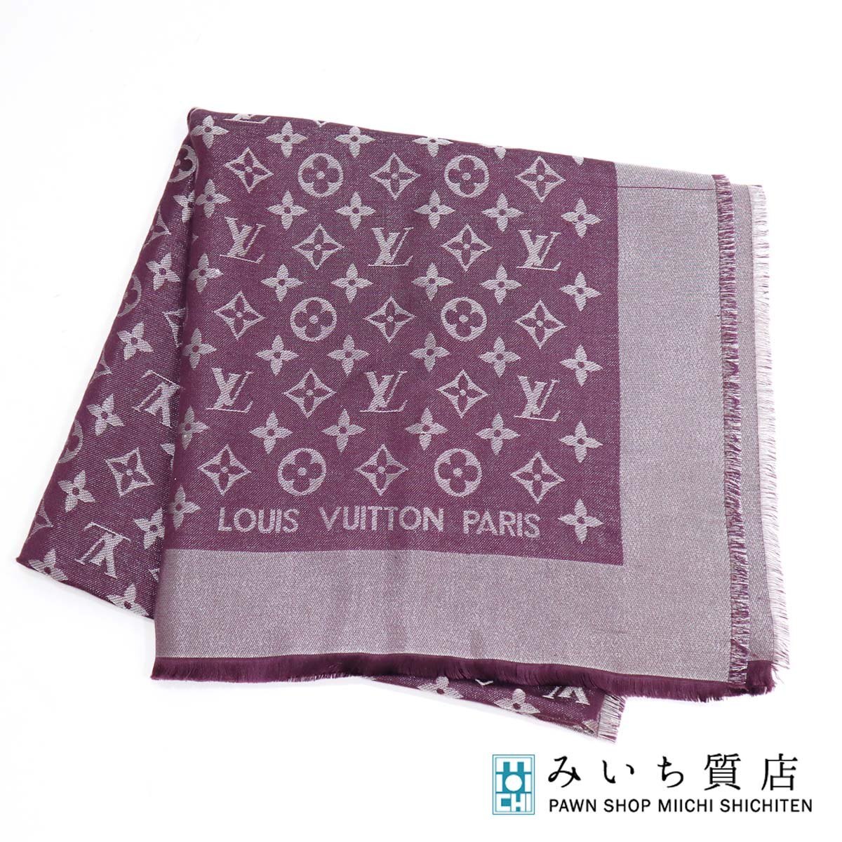 LOUIS VUITTON シルク ストール ショール レディース パープル 2025年最新】Yahoo!オークション -ルイヴィトン ストール