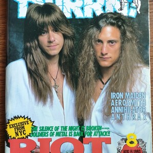 ★BURRN★1993年8月号『RIOT』他