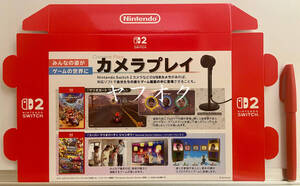 【非売品 店頭用箱POPのみ】《1点物》カメラプレイ マリオカートワールド 他【告知 販促】Nintendo Switch2 ニンテンドー スイッチ2 任天堂