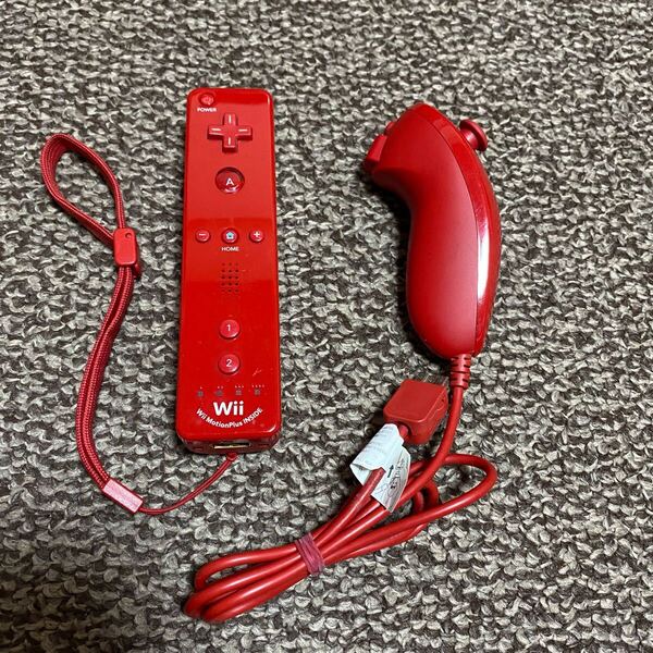 送料無料 任天堂純正 モーションプラス内蔵型 wiiリモコン ヌンチャク