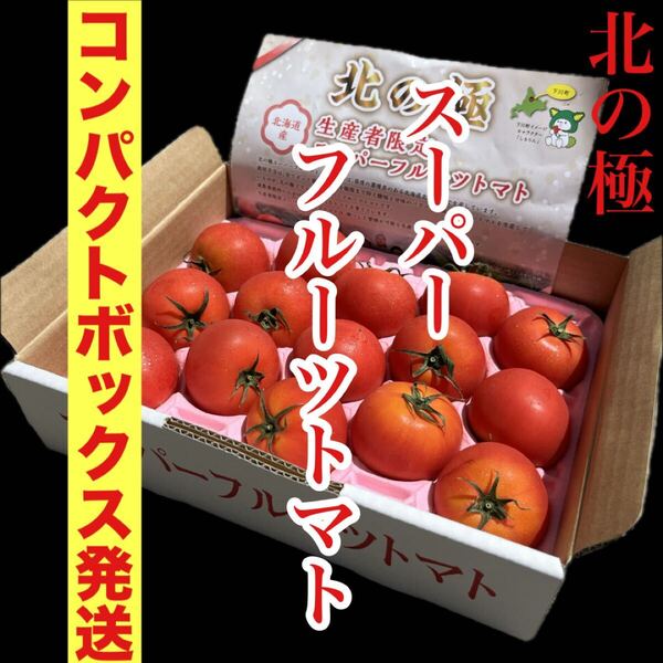 一度は食べてほしい北の極 スーパーフルーツトマト コンパクトボックス発送 送料無料