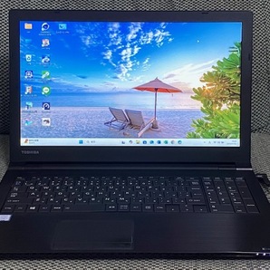 ⑥TOSHIBA dynabook B65/DN 第8世代CPU Corei3-8130U @2.20GHz 増設12GB 高速SSD256GB Windows11Pro テンキー 15.6薄型 office365