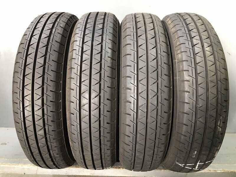 バリ山　4本　2023年製　ダンロップ　155/80Ｒ14　88/86N 送料無 エナセーブ ダンロップ VAN01 155/80R14 88/86N サマータイヤ 4