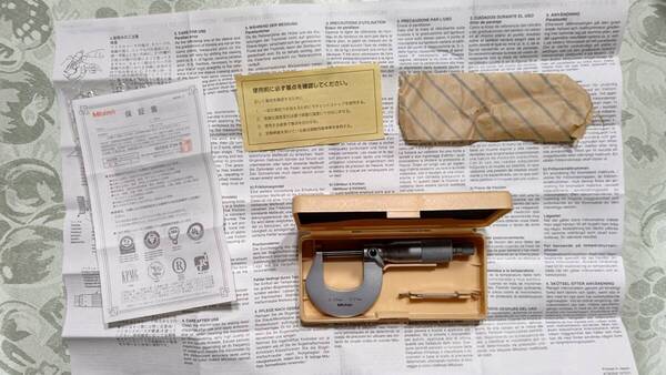 726-4 Mitutoyo ミツトヨ 0-25mm 0.01mm マイクロメーター M210-25 (101-103) ケース入り