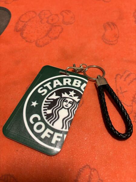 スターバックス スタバ 海外限定スイカ入れ 定期入れ キーホルダー カード入れ グリーン