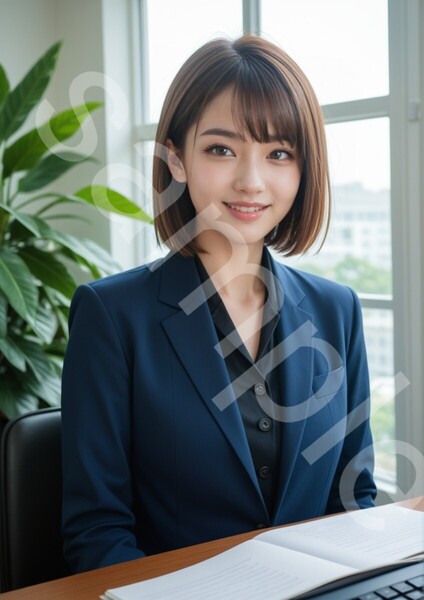 №432 アート A4サイズ ポスター AI 美女ポスター イラスト アイドル コスプレ OL 美女 モデル グラビア インテリア かわいい コロアート