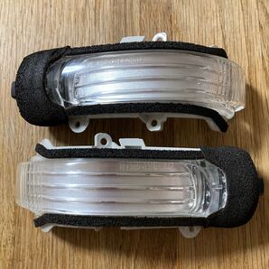 トヨタ マークX 120系 など 純正 サイドミラー ドアミラー ウインカー 点灯確認済 車検用 純正戻しに 傷、破損あり