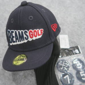 BEAMS GOLF「別注」NEW ERA / 3Dロゴ 59FIFTY ヘッドカバー(フェアウェイウッド)ビームスゴルフ ニューエラ