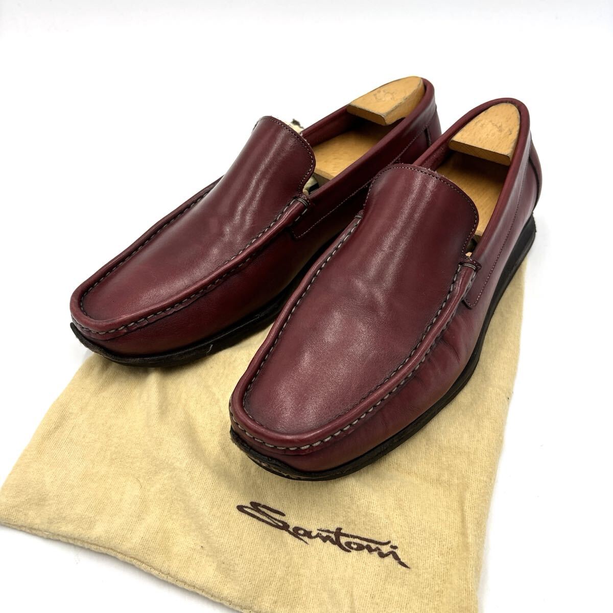 サントーニ ドライビングシューズ ローファー ブラウン サントーニ ドライビングシューズ ローファー ブラウン