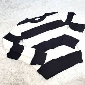 美品 GLOBAL WORK グローバルワーク ケーブル編み 綿 ニット XXL(140~150㎝) キッズ 子ども 黒 ベージュ