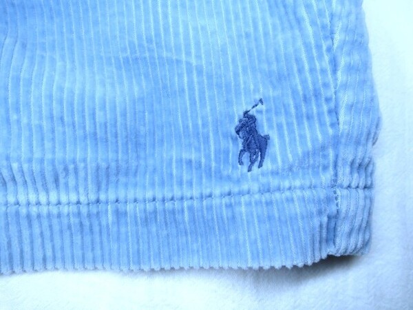 Polo Ralph Lauren ポロ ラルフローレン ショートパンツ M コーデュロイ ショーツ ブルー ポニー刺繍 サーフィン