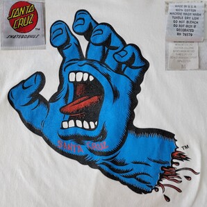 超希少 USA製 海外規格 90S サンタクルーズ SANTA CRUZ スクリーミングハンド SCREAMING HAND ゲロ魔身 Tシャツ S 半袖 カットソー 両面