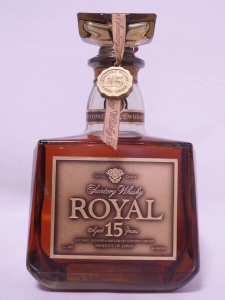 ★古酒☆ サントリー ローヤル 15年 <ゴールドラベル> 750ml 43% シェリー樽貯蔵 ☆送料無料☆ SUNTORY WHISKY ROYAL aged 15 years ★