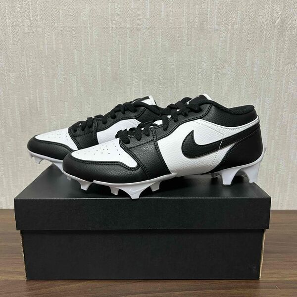 NIKE Jordan 1 TD Men's Football Cleat US8 26cm パンダ ナイキ ジョーダン アメフト スパイク アメリカンフッボール シューズ