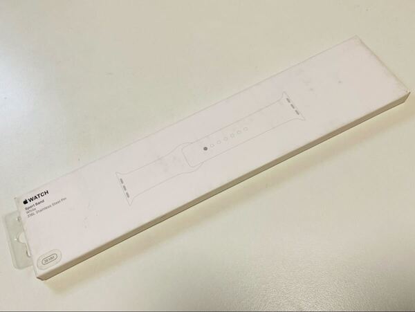 新品 未開封 廃盤 Apple Watch 38mm 40mm 41mm 42mm 純正品 ホワイト スポーツ バンド ベルト アップルウォッチ