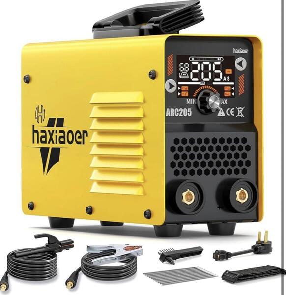 アーク溶接機 最大出力205A 100V 200V兼用溶接機 電流調整 小型軽量