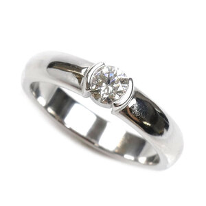 TIFFANY&Co. ティファニー Pt950プラチナ ドッツ ダイヤ リング・指輪 ダイヤモンド0.28ct 11.5号 7.2g レディース 中古 美品
