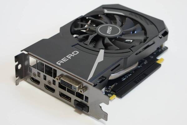 【中古】MSI グラフィックスボード GeForce GTX 1060 AERO ITX 6G OC