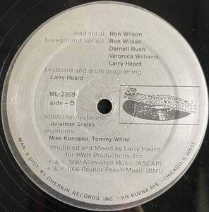 LARRY HEARDプロデュース RON WILSON / Prove It To Me FINGERS INC. CHICAGO ディープハウス シカゴ