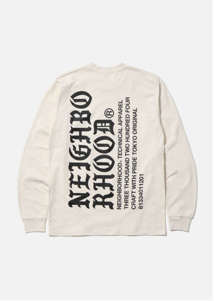【ほぼ未使用 XL】NEIGHBORHOOD 25SS NH X BORN & RAISED . TEE LS-2