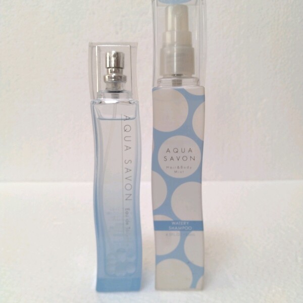アクアシャボン ウォータリーシャンプーの香り EDT 80ml + ヘアー&ボディミスト 135ml 2点セット AQUA SAVON 9割前後位 送料無料