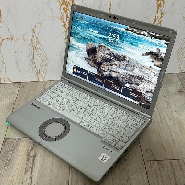 美品 レッツノートCF-SV9/第10世代 正規office付 ハイスペ 軽量なボディ WEBカメラ付き♪