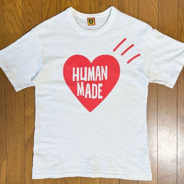 美品 HUMAN MADE Heart logo T-shirt unisex NIGOLD