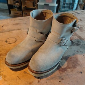 セダークレスト エンジニア ブーツ スエード 25.5cm US7.5 アメカジ バイカー ハーレー CEDARCREST