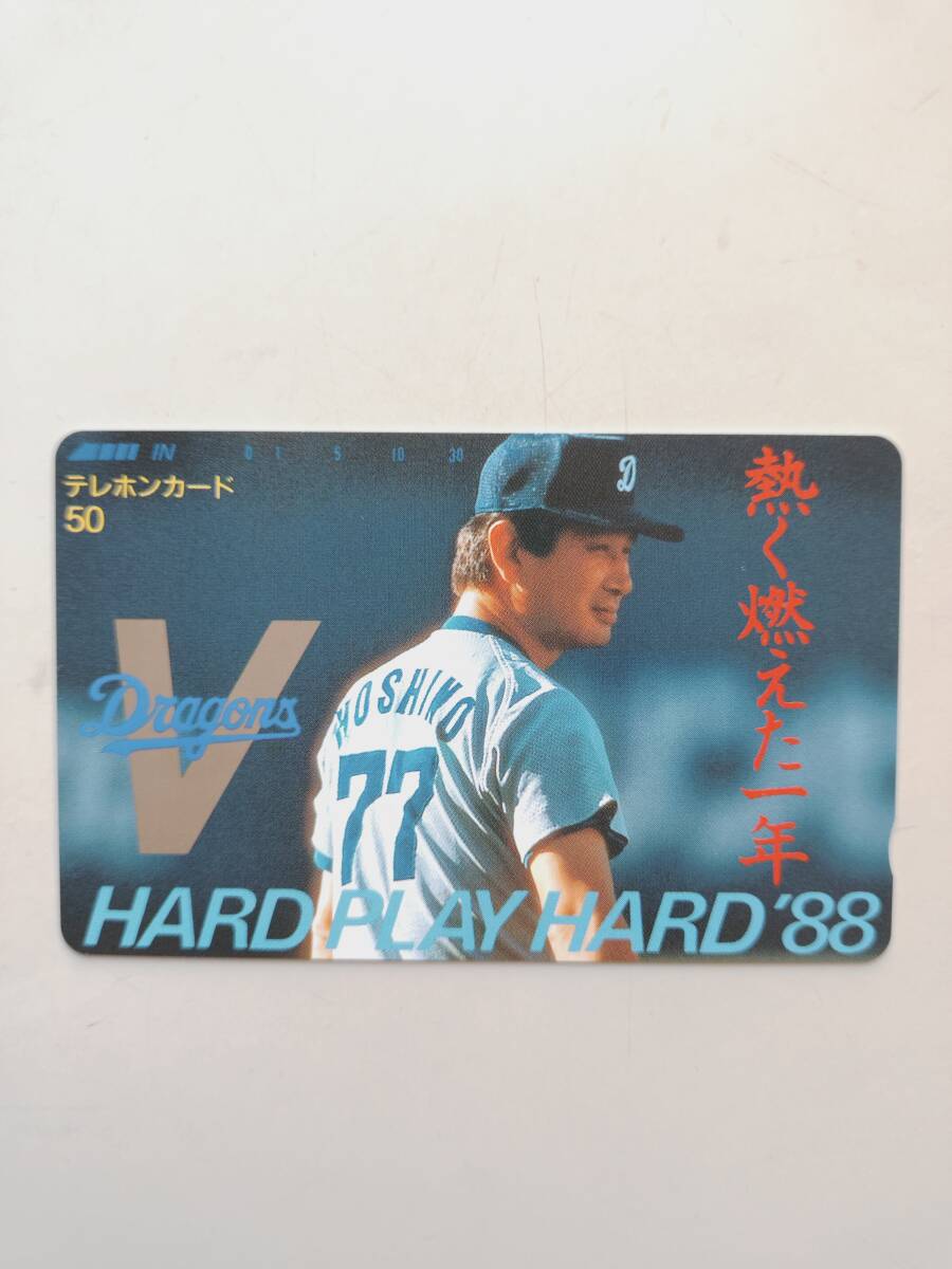 【未使用品】星野仙一・中日ドラゴンズ監督就任記念オレンジカード 未使用品】星野仙一・中日ドラゴンズ監督就任記念オレンジカード