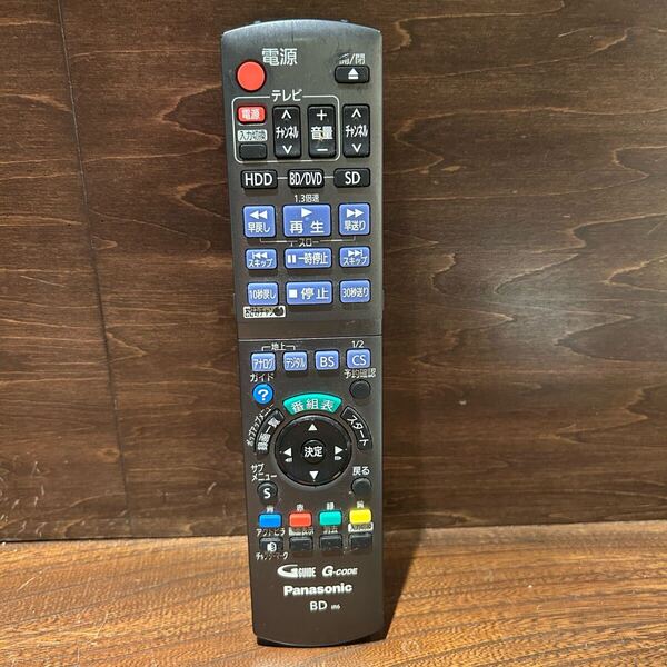 ◇赤外線確認OK◇ ◇送料無料◇ Panasonic パナソニック 純正リモコン N2QAYB000554 BD IR6